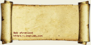 Miljana Aćimović vizit kartica